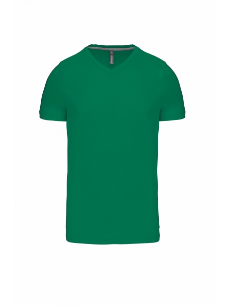 t-shirt-uomo-manica-corta-scollo-a-v-kelly green.jpg